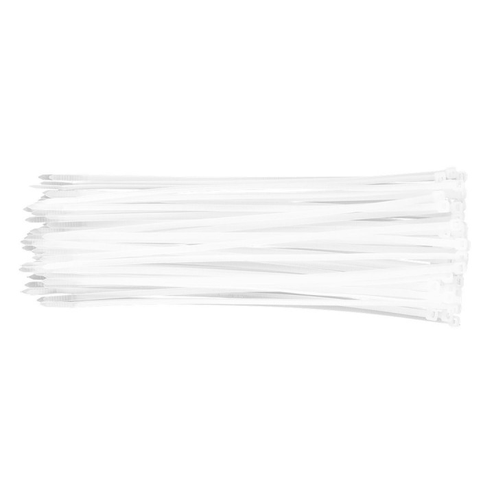 Opaski zaciskowe 4.8 x 300 mm, 75 szt., białe 44E979