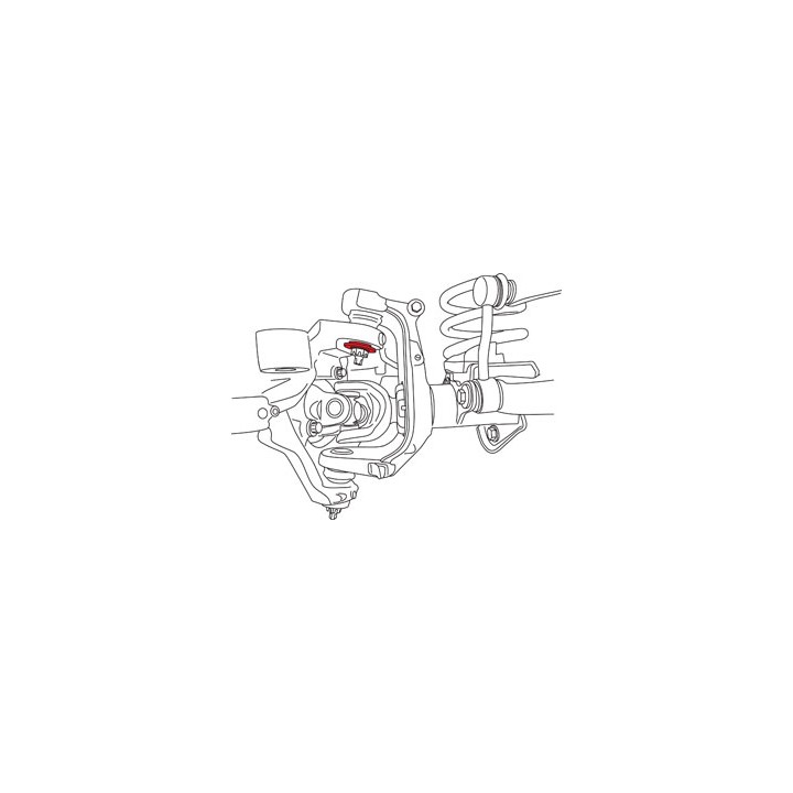 Rękaw tuleja do zmiany kąta pochylenia koła + 0.25° 1/4° Jeep Wrangler JLU JL 
