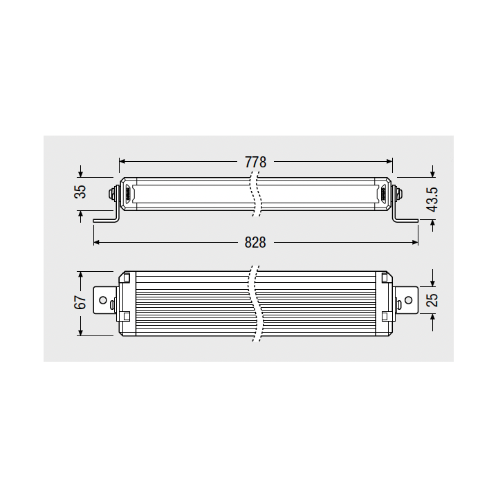 Panele LED Light Bar: Lightbar VX750-CB SR SM Ledbar Osram Panel - Najlepsza Jakość