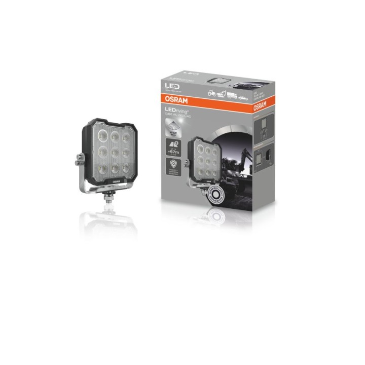 Cube WL VX125-WD  lampa robocza OSRAM Ciągnik Traktor 3000lm