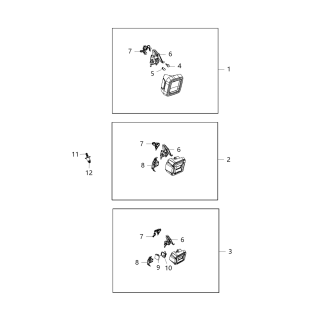 Mopar 68376512AA Bracket-Blind Spot Module