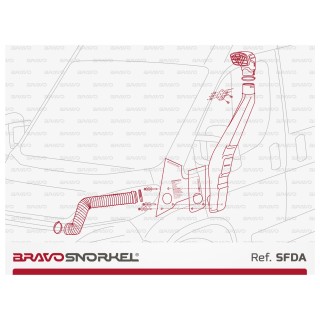 Snorkel FIAT DUCATO / CITROËN JUMPER / PEUGEOT BOXER (2006 - )