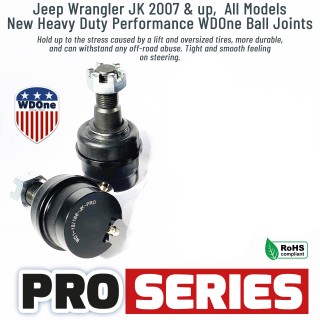 Komplet 2 sworzni na jedną stronę PRO Series Wrangler JK 2007-