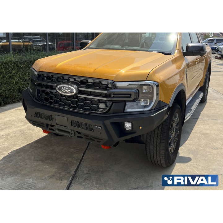 Zderzak aluminiowy Rival 4x4 Ford Ranger Next Gen 2022- w zestawie lampy