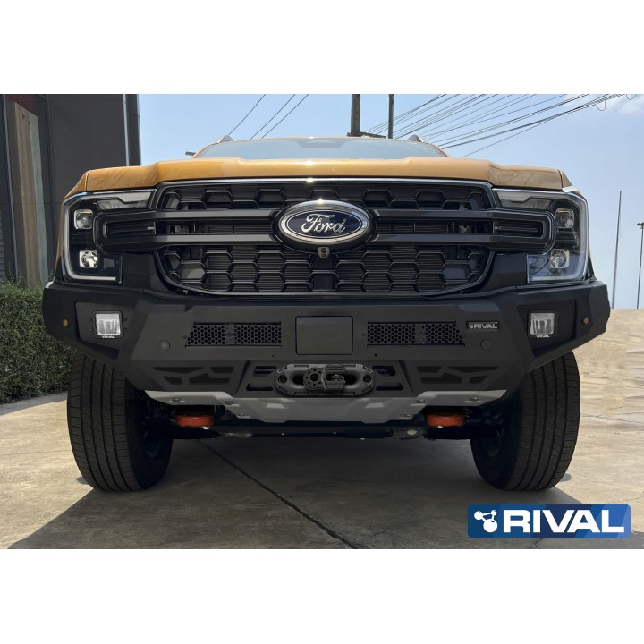 Zderzak aluminiowy Rival 4x4 Ford Ranger Next Gen 2022- w zestawie lampy