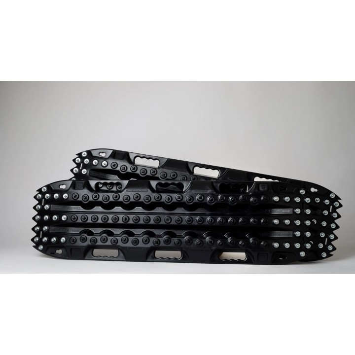 ActionTrax czarne Metal Teeth Trapy para
