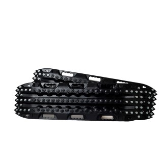 ActionTrax czarne Metal Teeth Trapy para