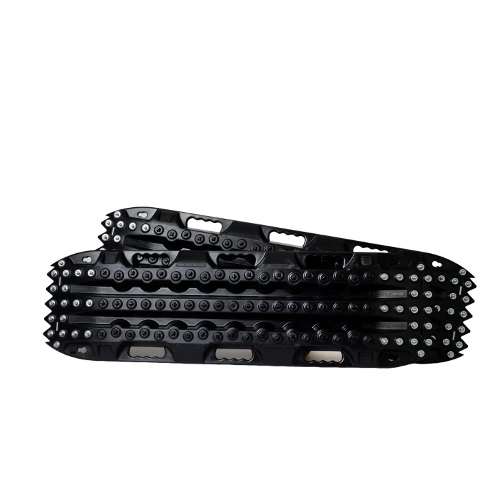 ActionTrax czarne Metal Teeth Trapy para