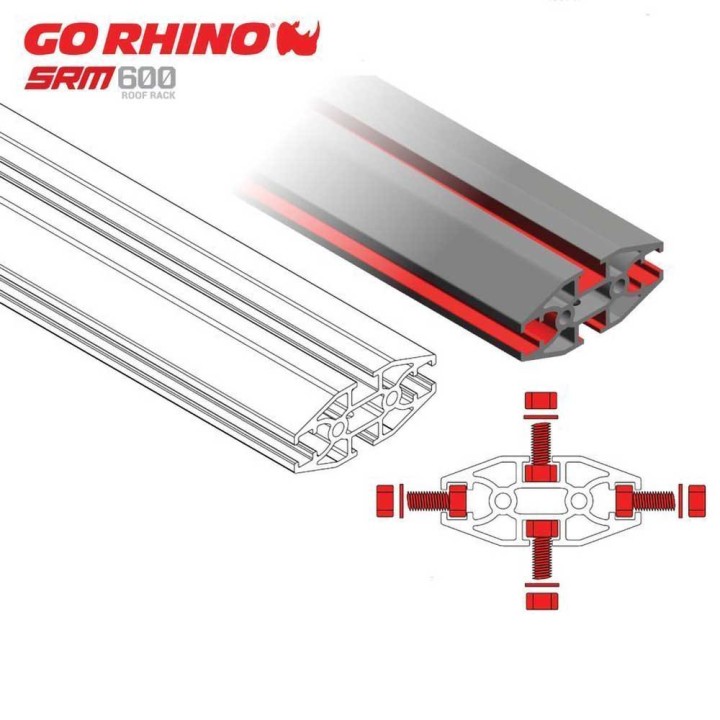 Bagażnik na pakę Go Rhino SRM600 65"