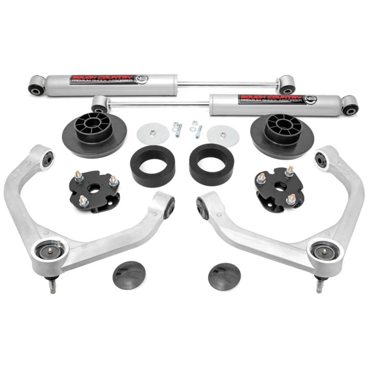 Zestaw zawieszenia Rough Country z amortyzatorami N3 Lift 3"