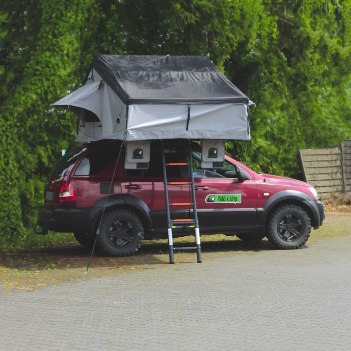 Namiot dachowy Wild Camp Hudson 160 szary | Szekla4x4
