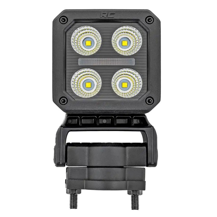 Lampy LED 2" kwadratowe Rough Country Black Series