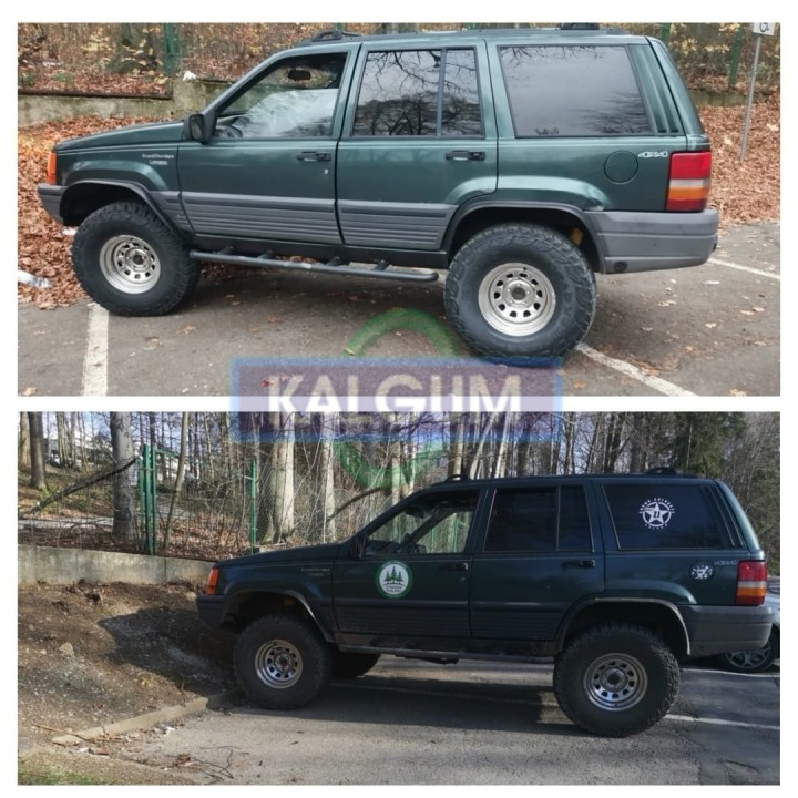 Podkładki sprężyn Jeep Cherokee ZJ / Wrangler TJ + 5 cm