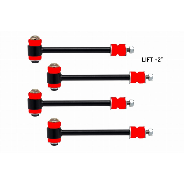 Komplet łączników stabilizatora wersja lift +2" Nissan Patrol Y60