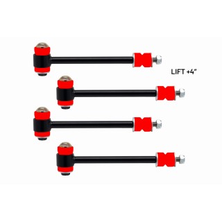 Komplet łączników stabilizatora wersja lift +4" Nissan Patrol Y60