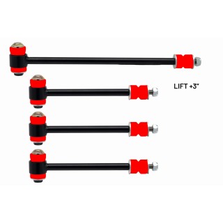 Komplet łączników stabilizatora wersja lift +3" Nissan Patrol Y61