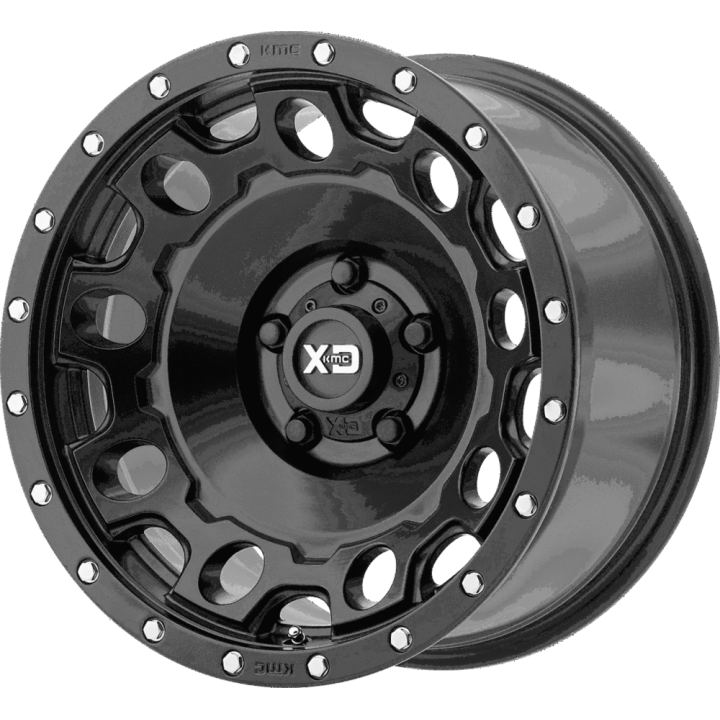 XD Wheels XD129 Holeshot 17" 8,5J ET34 5x120 Satin Black VW Transporter Man TGE