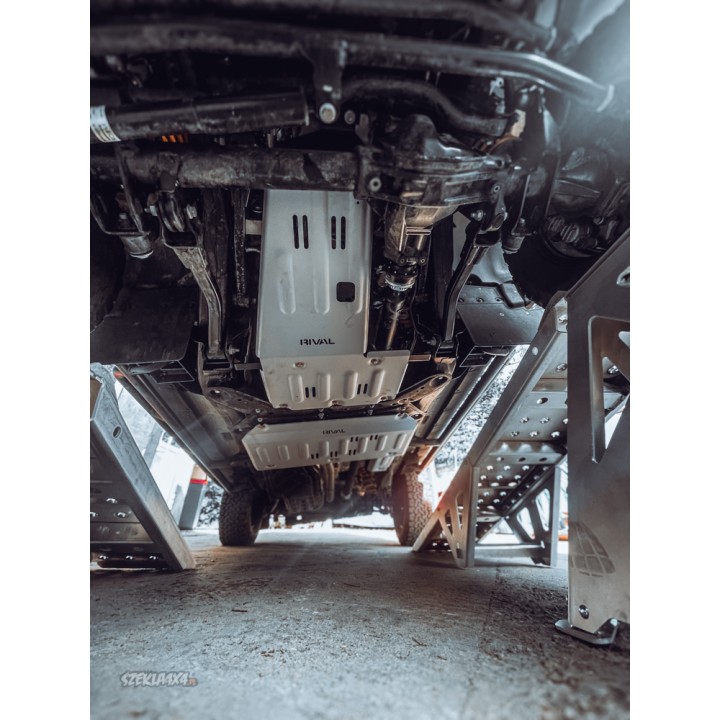 RIVAL Aluminum Engine And Transmission Skid Plate Ineos Grenadier Transfer Case