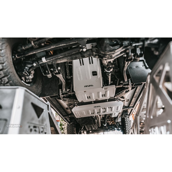 RIVAL Aluminum Engine And Transmission Skid Plate Ineos Grenadier Transfer Case