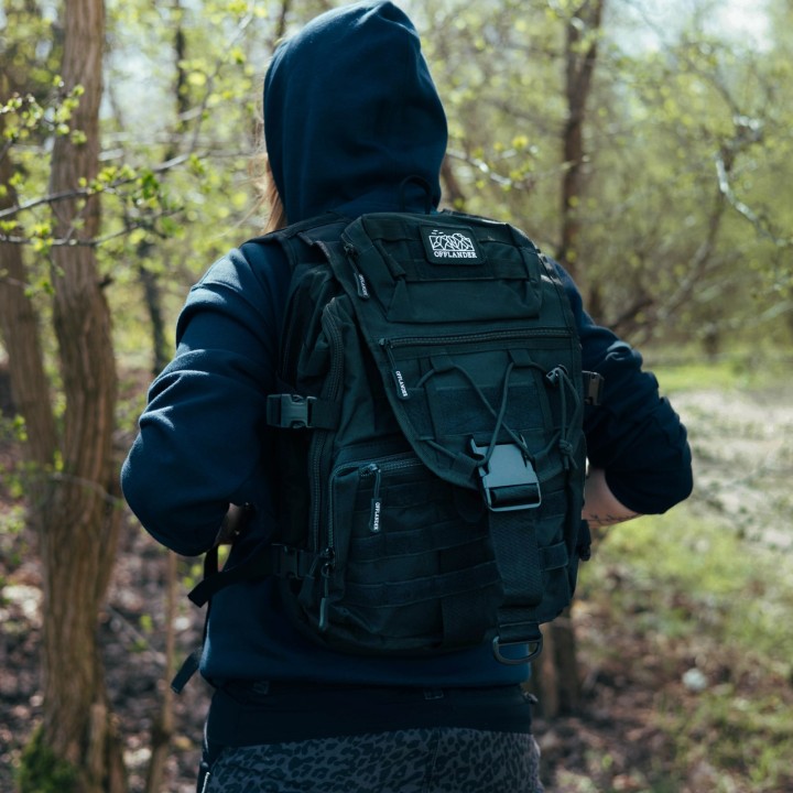 OFFLANDER PLECAK TURYSTYCZNY SURVIVAL HIKER 25L CZARNY