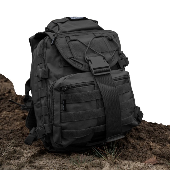 OFFLANDER PLECAK TURYSTYCZNY SURVIVAL HIKER 25L CZARNY