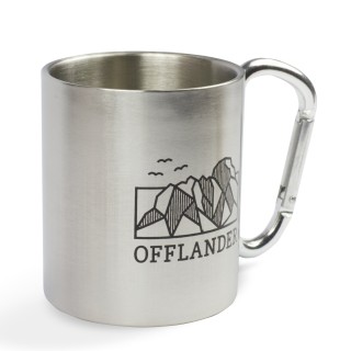OFFLANDER KUBEK KEMPINGOWY Z KARABIŃCZYKIEM STALOWY 220ML