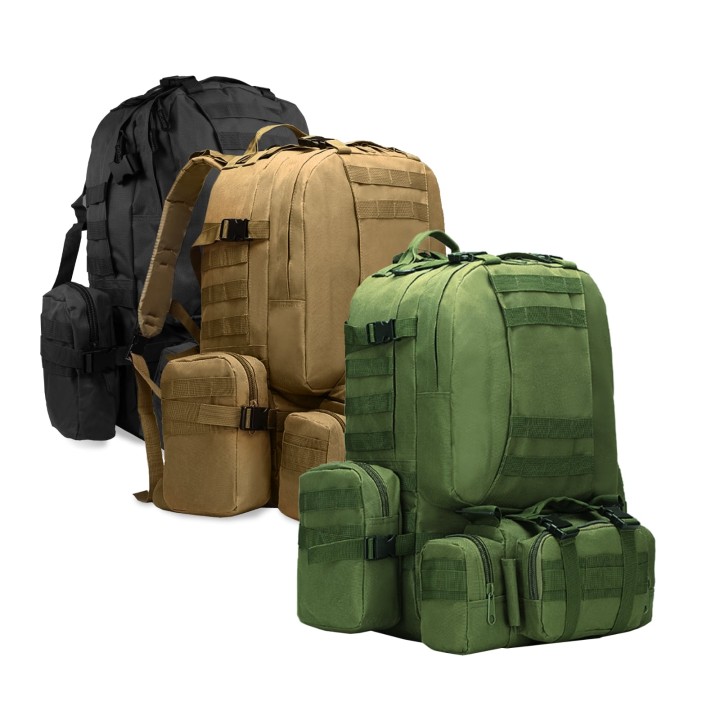 OFFLANDER PLECAK TURYSTYCZNY SURVIVAL COMBO 38L CZARNY