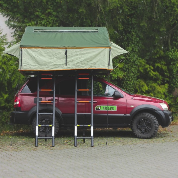 Namiot Dachowy Wild Camp Hudson 220 ZIELONY - na samochód
