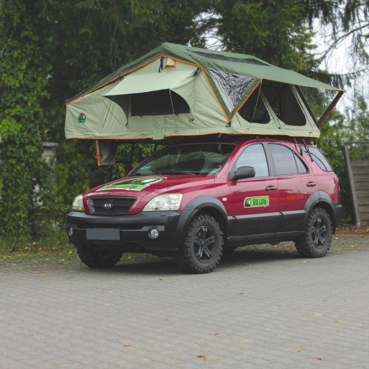 Namiot Dachowy Wild Camp Hudson 220 ZIELONY - na samochód