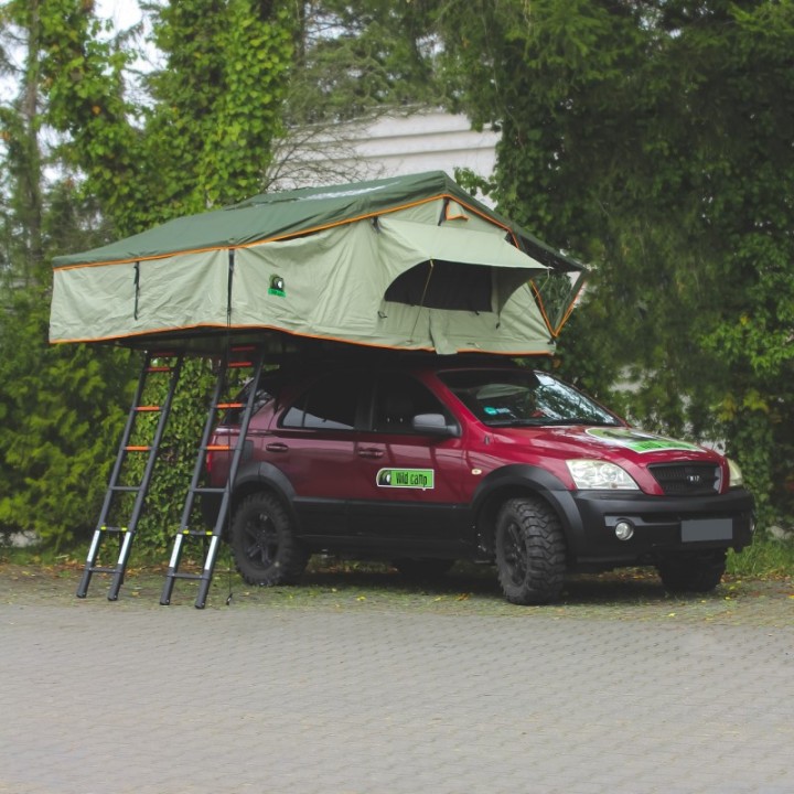 Namiot Dachowy Wild Camp Hudson 220 ZIELONY - na samochód