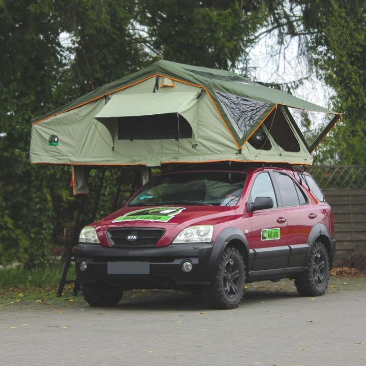 Namiot Dachowy Wild Camp Hudson 220 ZIELONY - na samochód