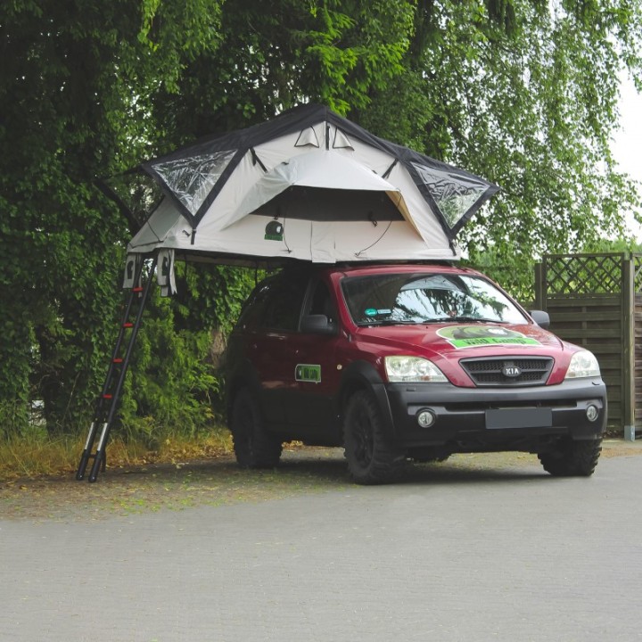 Namiot Dachowy Wild Camp Kolorado II 160 SZARY - samochodowy