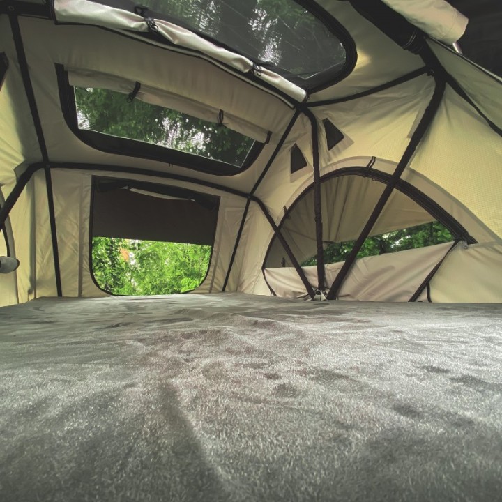 Namiot Dachowy Wild Camp Kolorado II 160 SZARY - samochodowy