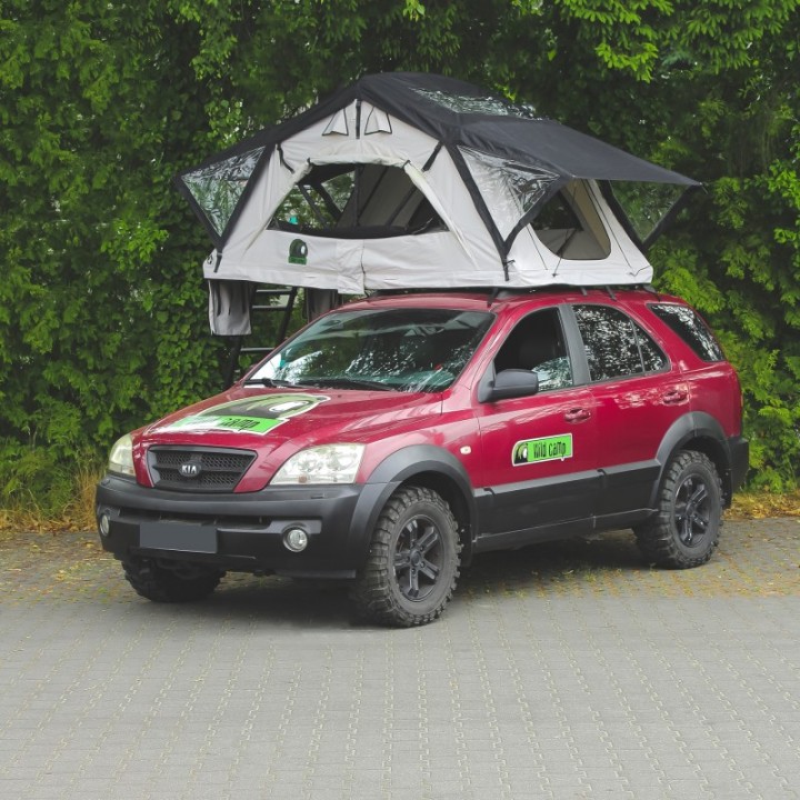 Namiot Dachowy Wild Camp Kolorado II 160 SZARY - samochodowy