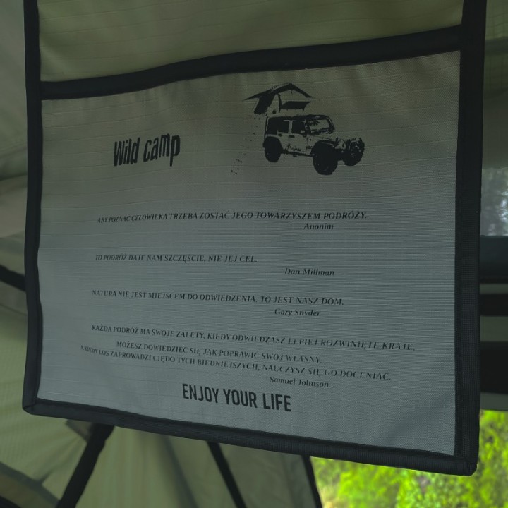 Namiot Dachowy Wild Camp Missisipi II 180 ZIELONY samochodowe