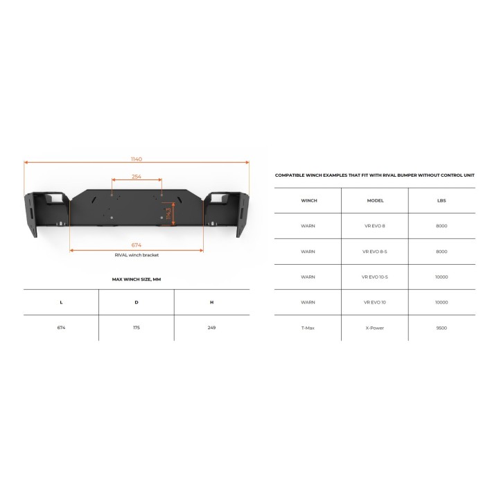 Bumper Ford Ranger Raptor 2022 Riva 4x4