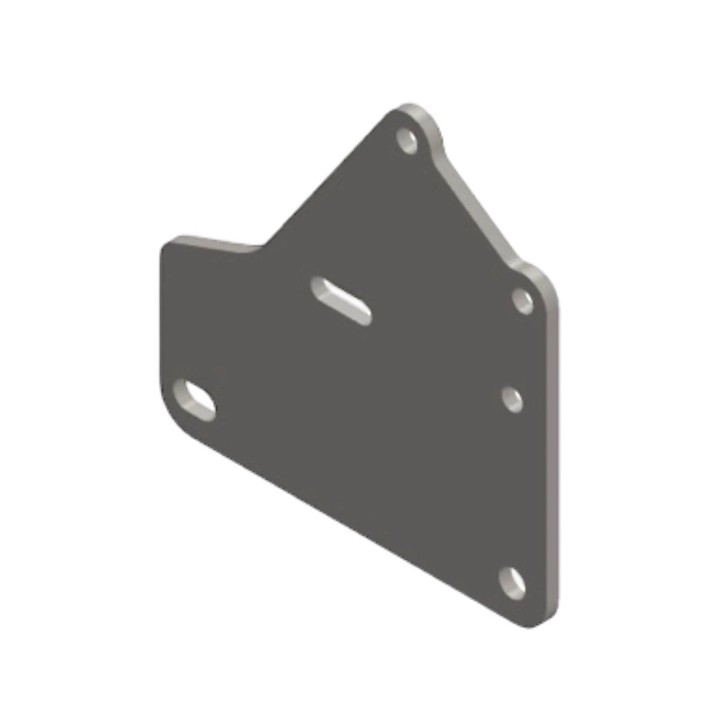 CRS JLU ROLL CAGE/UNIVERSAL VERTICAL MOUNTING BRACKET