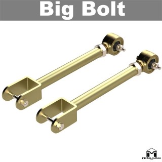 Wahacze Metalcloak Górne przednie regulowane Duroflex Jeep TJ LJ XJ Big Bolt