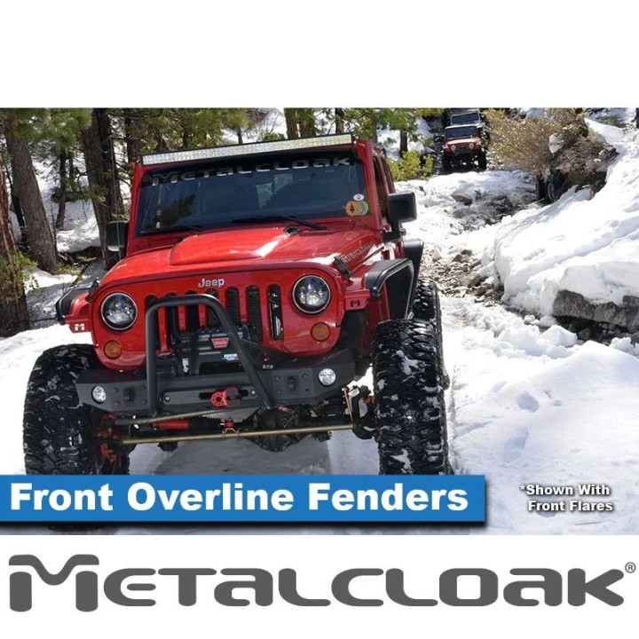 Poszerzenia Jeep Wrangler JK JKU przednie Metalcloak