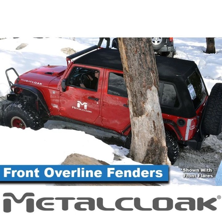 Poszerzenia Jeep Wrangler JK JKU przednie Metalcloak