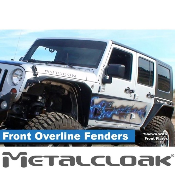 Poszerzenia Jeep Wrangler JK JKU przednie Metalcloak