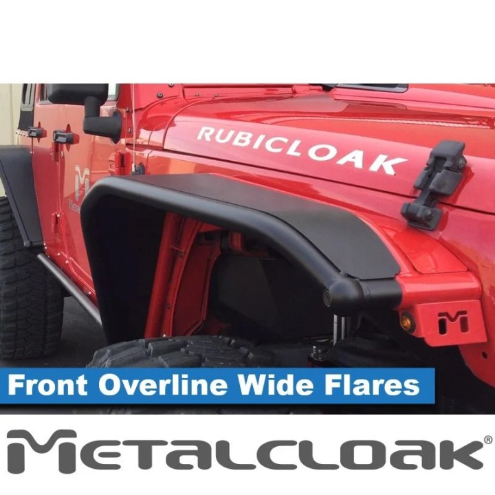 Quick-release dokładki do poszerzeń Jeep Wrangler JK JKU Metalcloak 10 calowe