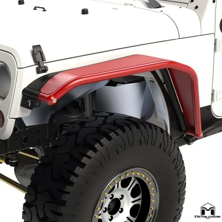 Quick-release dokładki do poszerzeń Jeep Wrangler JK JKU Metalcloak 10 calowe