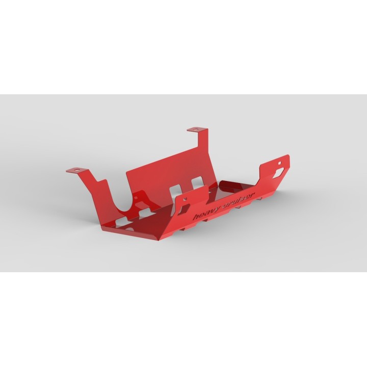Jeep Wrangler JK 4drzwi osłona tłumika tylnego czerwona