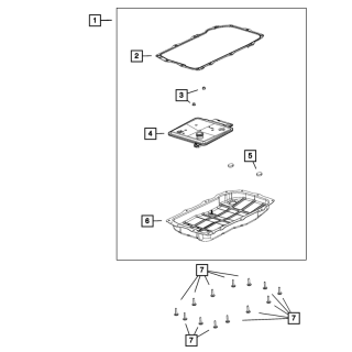 Transmission Oil Filter - Mopar (68417054AB)