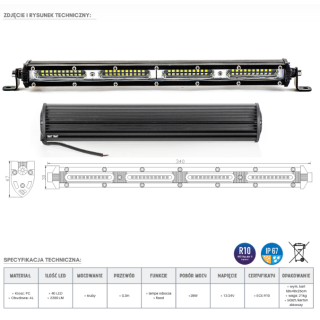 Panel LED 40 x LED - Najlepsza jakość w kategorii Panele LED