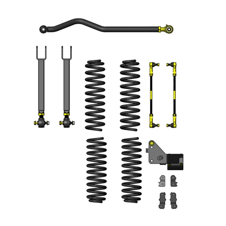 Zestaw zawieszenia Ride Right+ Clayton Lift 2,5"