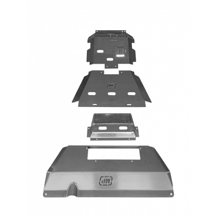 Zestaw aluminiowych osłon podwozia HD do TOYOTA TACOMA