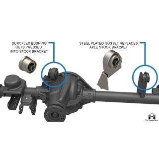Przednie tuleje górnego wahacza Mostu z mocowaniem | Metalcloak Jeep Wrangler JK