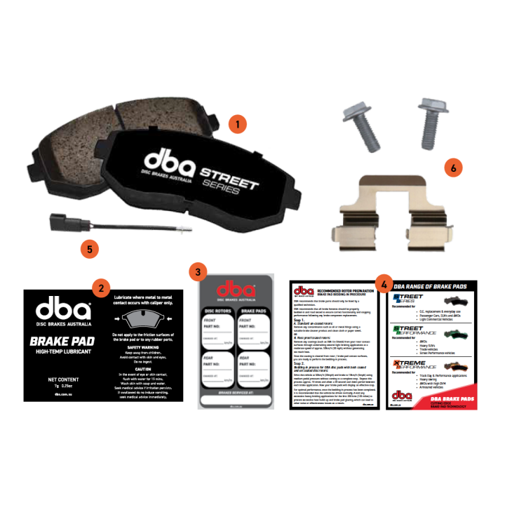 Brake Pads Street Series Ceramic | Front Axle Jeep Wrangler JK